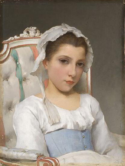 unknow artist Portrait of a young girl